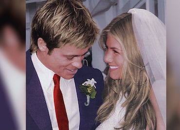Brad y Jennifer, la boda más romántica de Hollywood