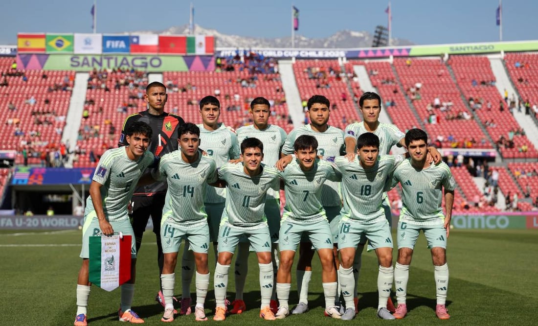La Selección mexicana Sub-20 define su pase ante Marruecos. Foto: @miseleccionsubs