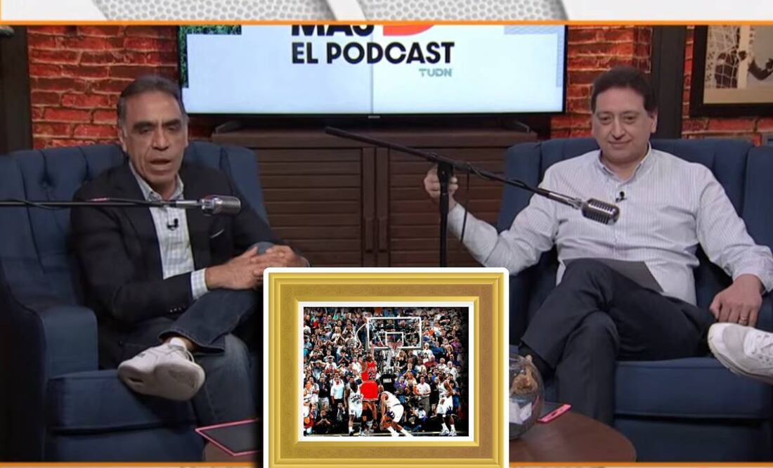 Burak y Garay narraron juntos la última jugada de Michael Jordan con Chicago Bull. Foto: Especial