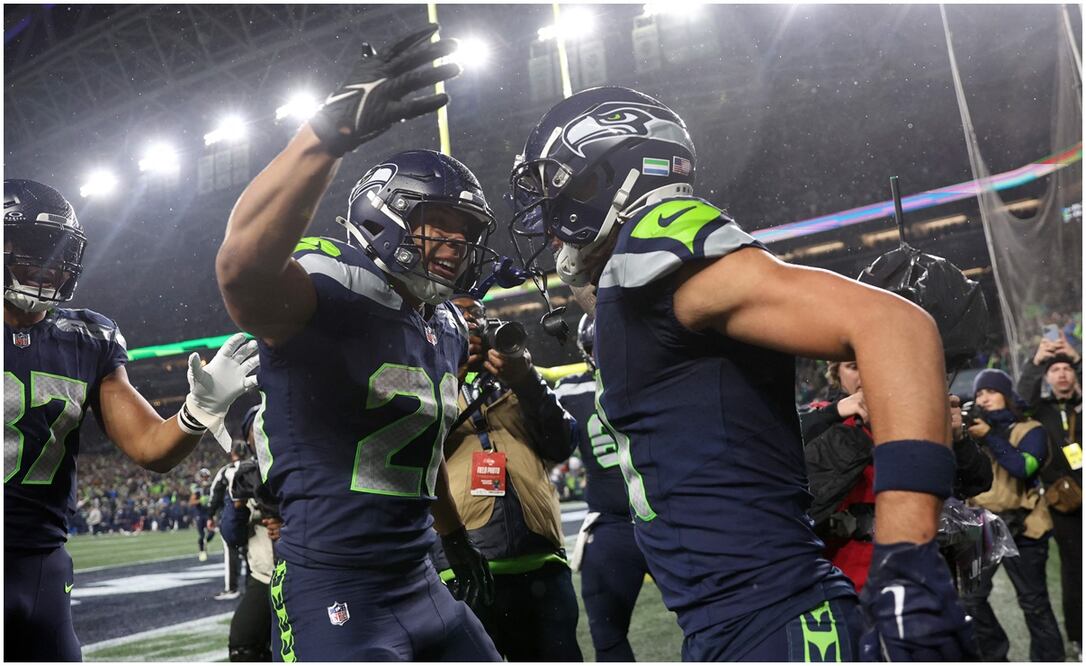 Jugadores de Seattle festejando ante Philadelphia / FOTO: AFP