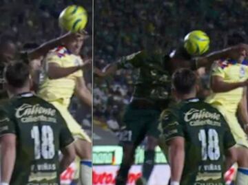¿Ayudaron al América? Barreiro aseguró que no tocó el balón con la mano y el penalti fue mal marcado por el VAR