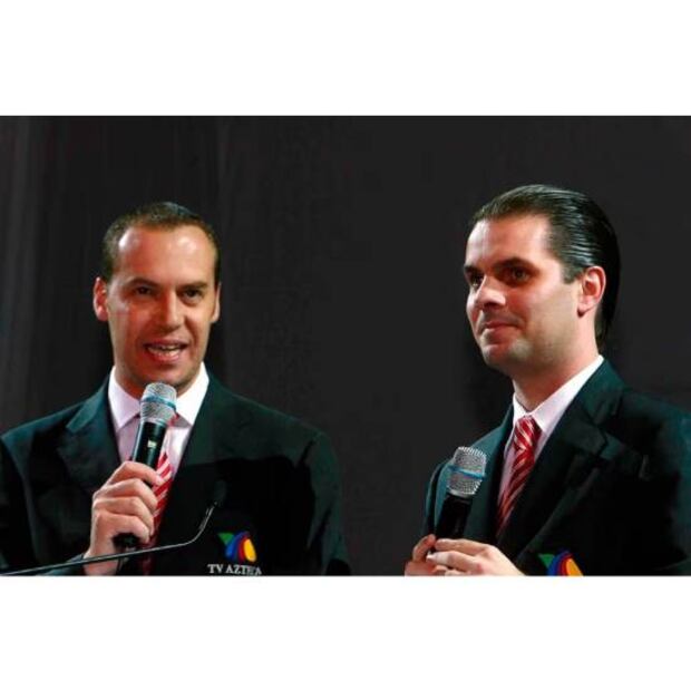 Christian Martinoli y André Marín trabajaron juntos en TV Azteca por muchos años. Foto: TV Azteca