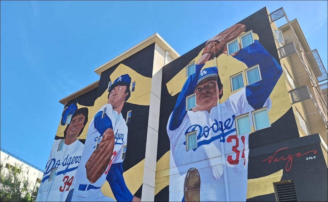 Fernando Valenzuela continúa siendo el centro de atención gracias a gigantesco mural en Los Ángeles / FOTO: Sebastián García / EL UNIVERSAL