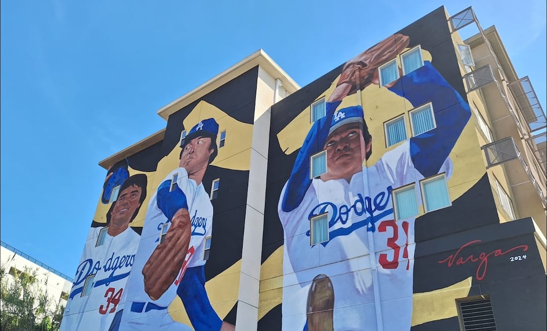 Fernando Valenzuela continúa siendo el centro de atención gracias a gigantesco mural en Los Ángeles / FOTO: Sebastián García / EL UNIVERSAL