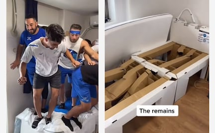 Video: Las camas de cartón de Tokio 2020 aguantan hasta 9 atletas