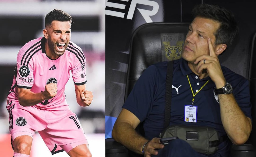 Jordi Alba habría ahorcado al Tato Noriega en la trifulca entre jugadores del Inter Miami y Rayados. Foto: Especial