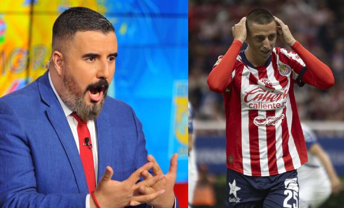 Álvaro Morales insultó en un programa en vivo al Piojo Alvarado por atentar contra los reporteros en una conferencia de prensa de Chivas. Foto: Especial