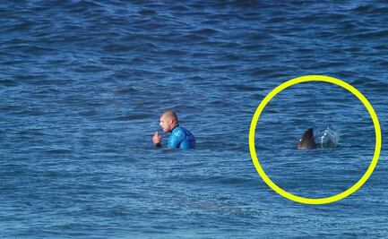 Video: Surfista se salva de un ataque de tiburón en plena competencia