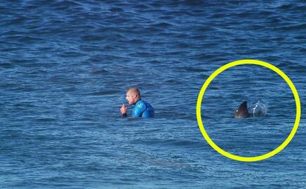 Video: Surfista se salva de un ataque de tiburón en plena competencia