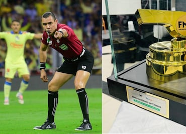 Gato Ortiz recibió el Silbato de Oro que lo reconoce como el mejor árbitro del Clausura 2024