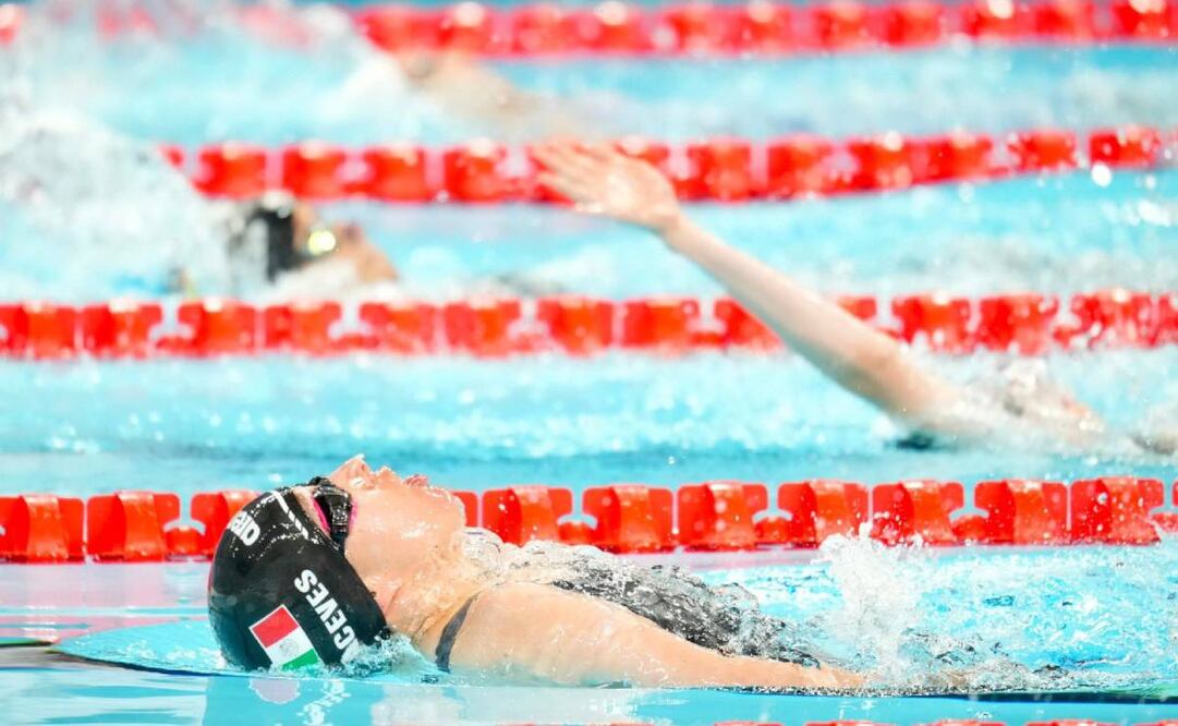 La mexicana Haidee Aceves gana medalla de plata en para natación en París Foto: CONADE.