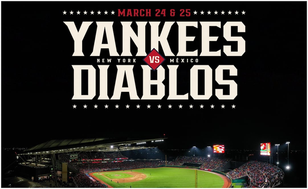 Yankees de Nueva York enfrentarán a los Diablos Rojos del México