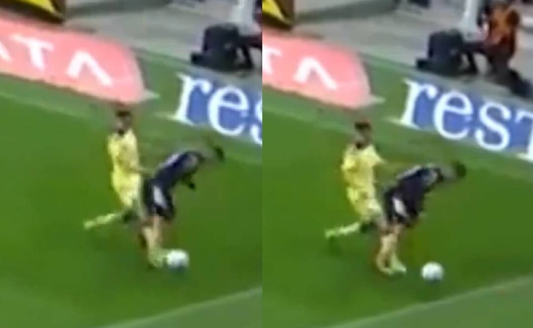 Álvaro Fidalgo sacó el balón, pero el abanderado le dio el balón al América en la jugada del gol. Foto: Especial