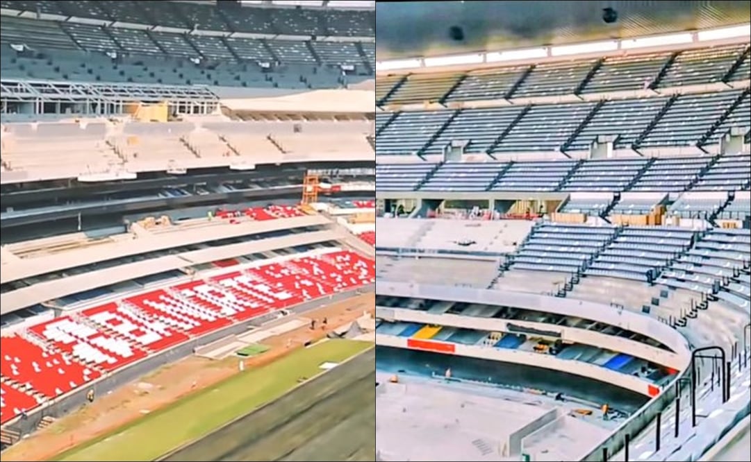 Esto es lo último sobre las remodelaciones del Estadio Azteca. FOTO: @MXESTADIOS