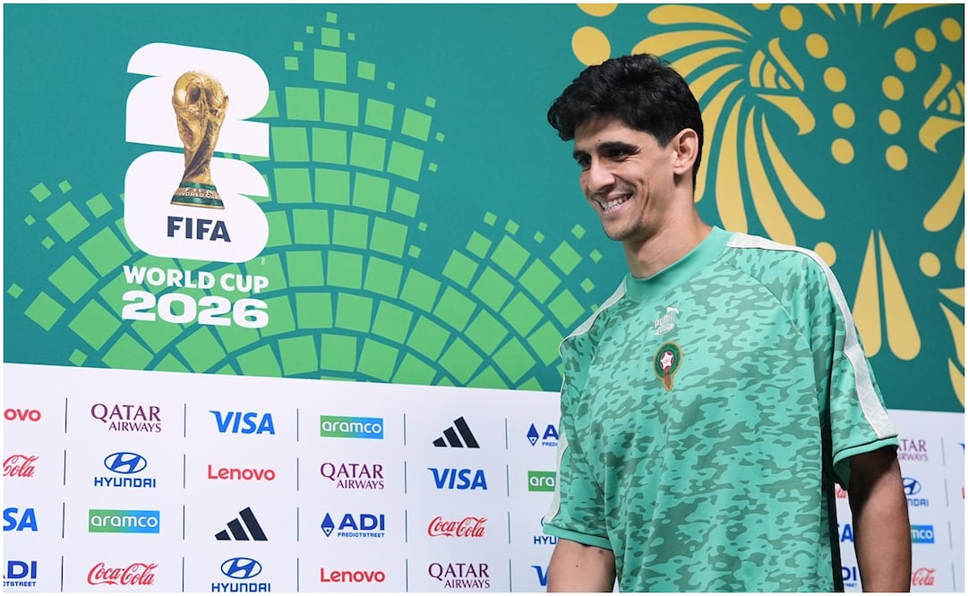 Yassine Bounou, portero de Marruecos Foto: AP