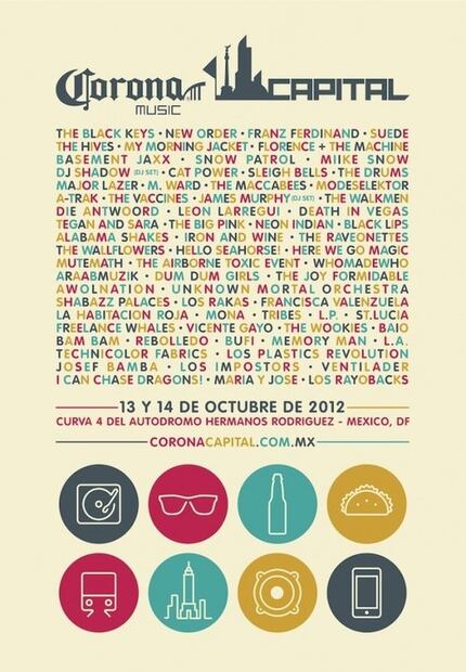 Los 10 carteles de los 10 años del Corona Capital 