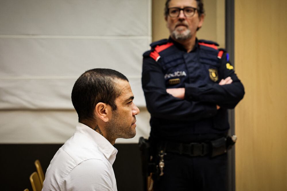 Dani Alves en juicio - Foto: AFP