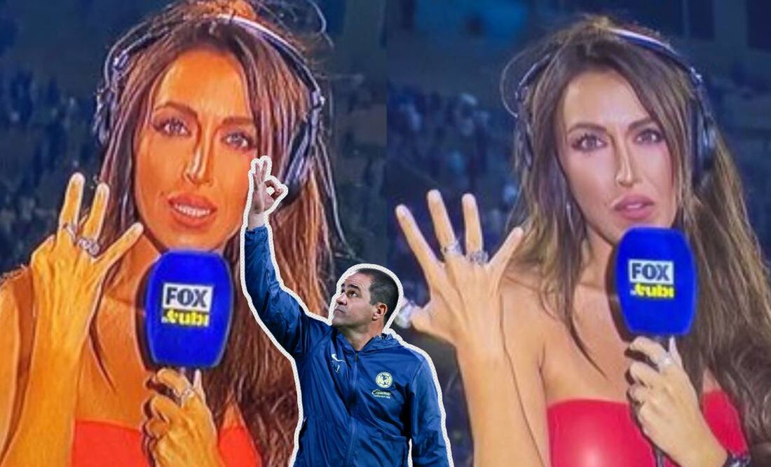 Claudia García se burla de André Jardine en el título de Cruz Azul Foto: Especial