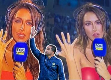Claudia García se burla de André Jardine en pleno festejo de Cruz Azul en Concachampions