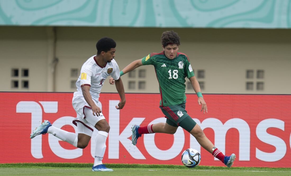 Selección Mexicana Sub-17 contra Venezuela - Foto: @miseleccionsubs en X, antes Twitter