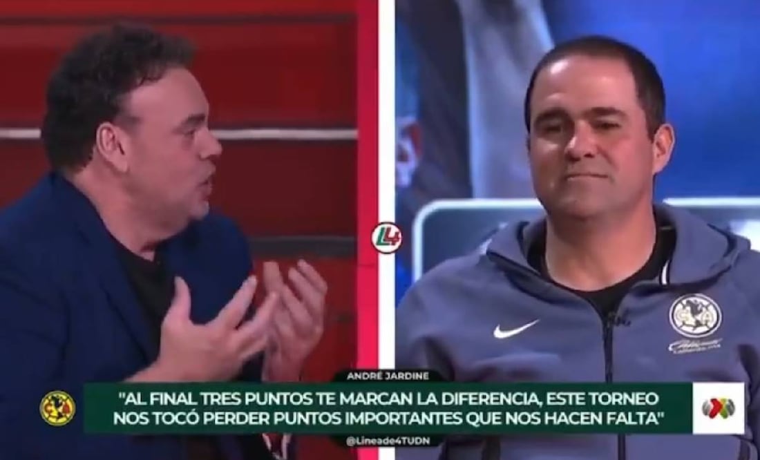 David Faitelson elogió a André Jardine un día después de que tuvieron una pelea en pleno programa. Foto: Especial