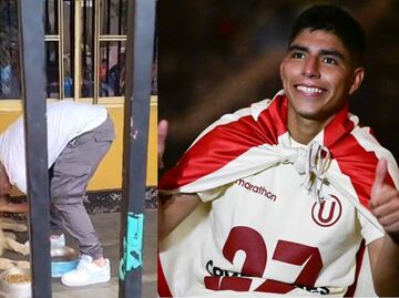 Piero Quispe, refuerzo de Pumas, llora al despedirse de su mascota