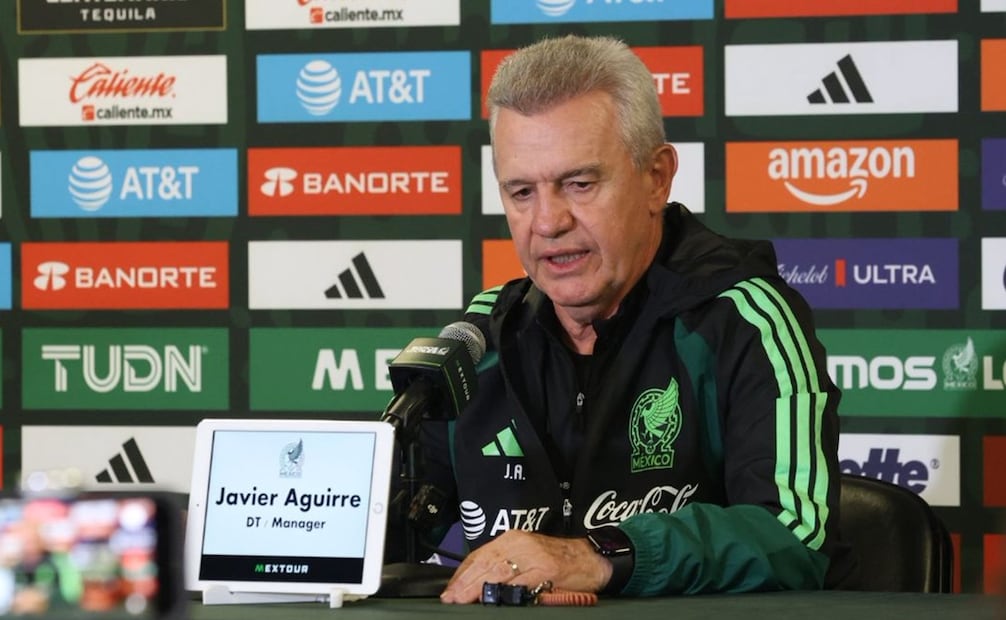 Javier Aguirre en conferencia de prensa, previo al partido amistoso entre México y Australia - Foto: Alberto González/ EL UNIVERSAL