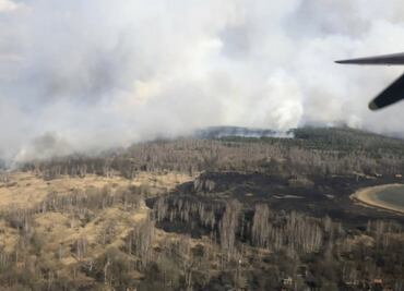 Incendios forestales en Chernobyl aumentan la radiación