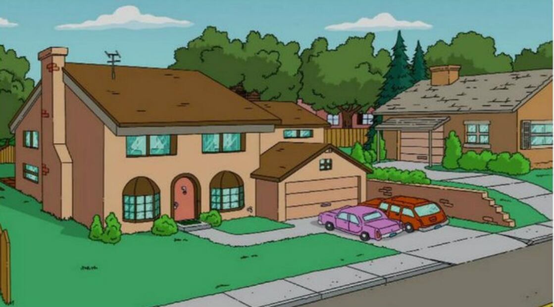 ¡No está en Springfield! Google Maps localizó la casa de Los Simpson en la vida real