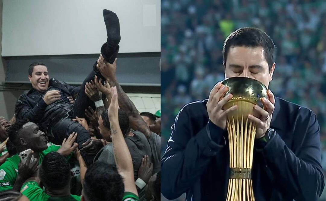 Efraín Juárez logró el doblete con el Atlético Nacional. Foto: Especial