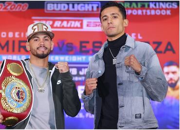 ¡Para la historia! Rafael ‘Divino’ Espinoza sorprende y conquista el título mundial pluma de la OMB