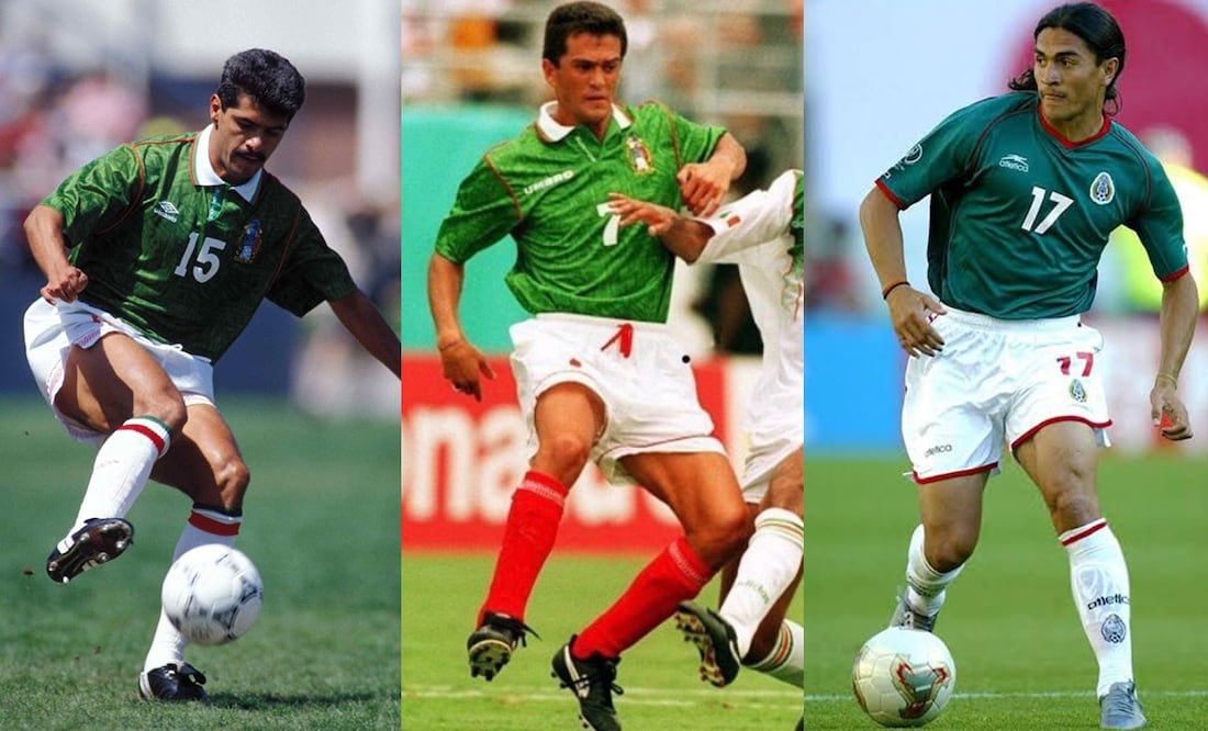 Luis Flores, Carlos Hermosillo y Francisco Palencia son algunos de los delanteros mexicanos que no lograron anotar en Copa del Mundo | FOTO: Especial