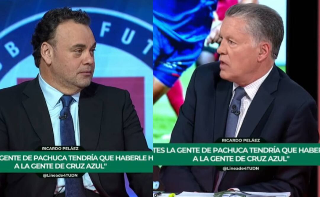 Faitelson y Peláez casi reviven la pelea que los hizo virales en ESPN. Foto: Especial