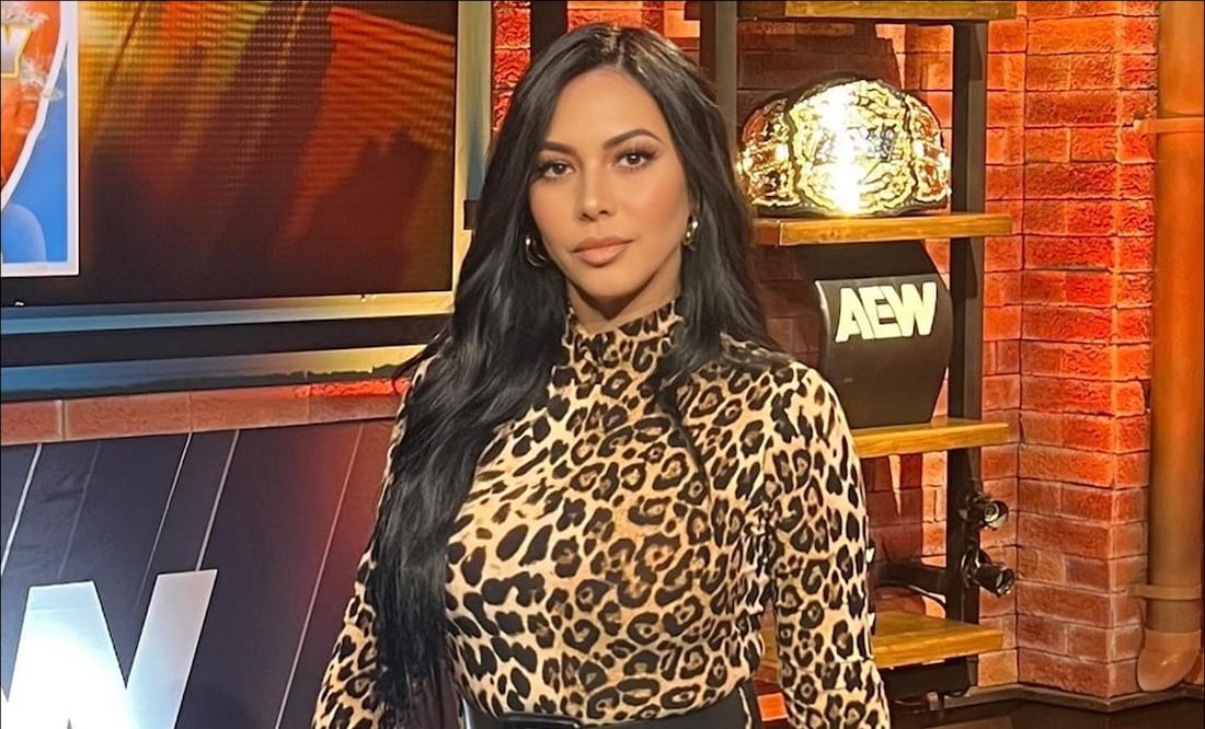 Jimena Sánchez, durante una de las transmisiones de Fox Sports. FOTO: @jimenasanchezmx