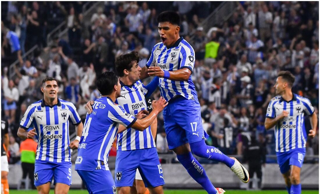 Jesús Gallardo celebrando gol con Rayados - Foto: Imago7