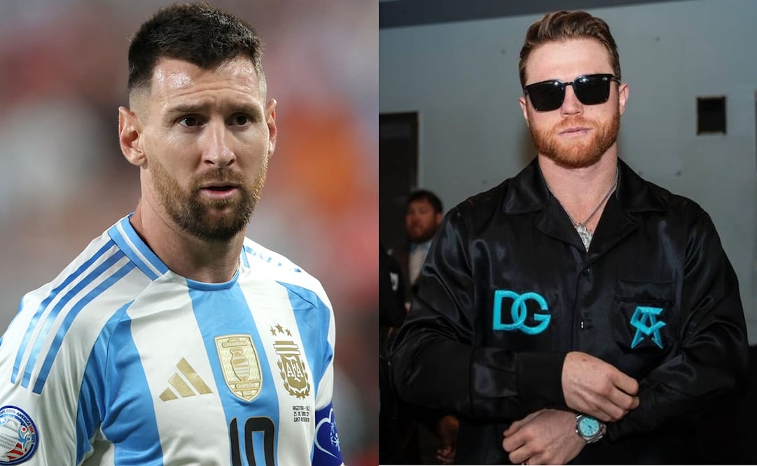 Lionel Messi y Canelo Álvarez - Foto: Especial