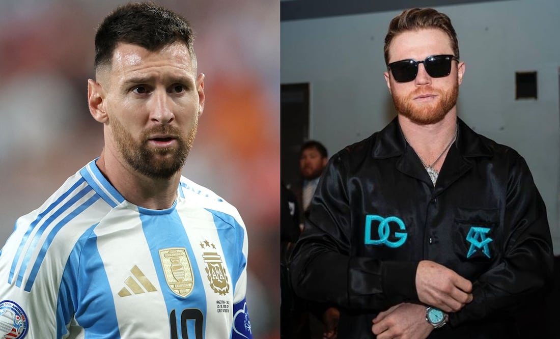 Lionel Messi y Canelo Álvarez - Foto: Especial