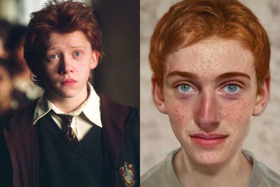 El verdadero rostro de 12 personajes de Harry Potter, según los libros