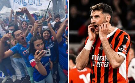 Aficionados de Cruz Azul festejan que Santiago Giménez perdió la Final con el Milan 