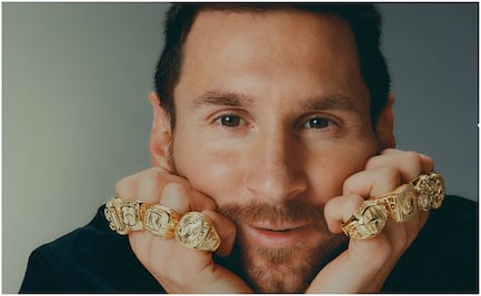 Messi al estilo NFL, recibió anillos conmemorativos por su Balón de Oro