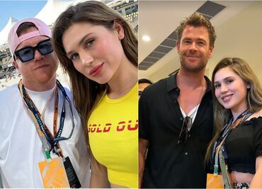 Esposa de Canelo Álvarez lo 'cambia' por 'Thor' en el GP de Abu Dhabi