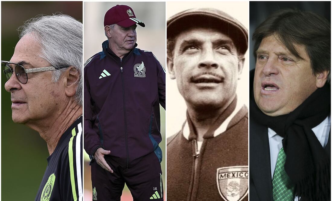 Los técnicos mexicanos que han dirigido al Tri en un Mundial. Foto: Imago7/Especial