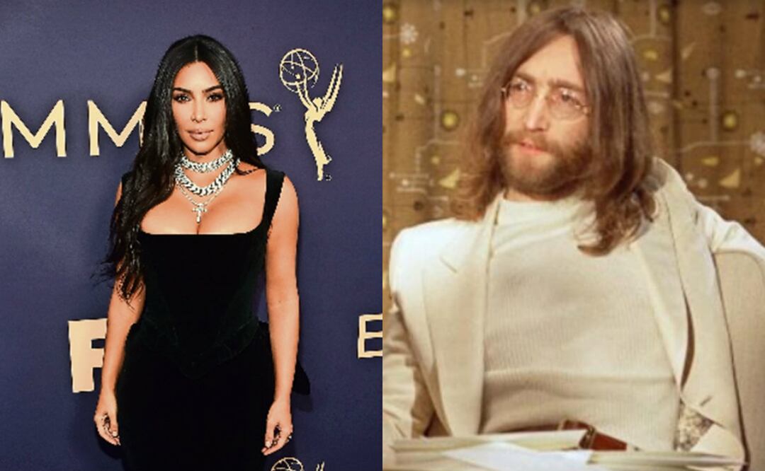 Fotos: Kim Kardashian/ AFP y John Lennon/AP