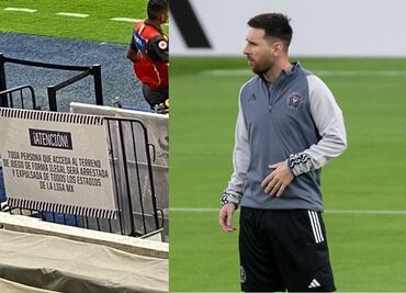 Yassine Cheuko, guardaespaldas de Lionel Messi, revisó la seguridad del Gigante de Acero