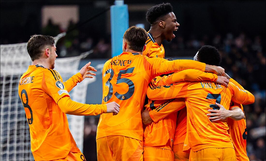 Real Madrid obtuvo valiosa ventaja en los Playoffs de la Champions League al derrotar a Manchester City / FOTO: @realmadrid