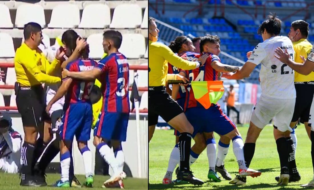 Los ánimos se calentaron entre los jugadores de Atlante y Dorados. FOTO: Imago7