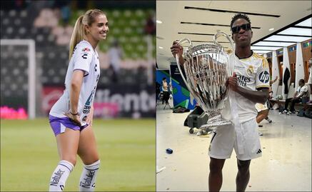 ¿Vinícius Jr lanza un 'guiño' a Nailea Vidrio durante los festejos por el título de la UCL?