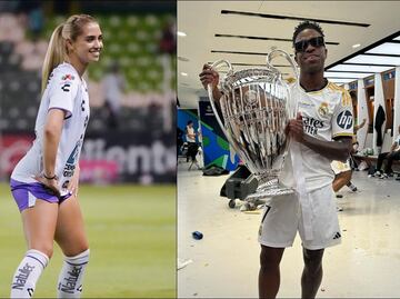 ¿Vinícius Jr lanza un 'guiño' a Nailea Vidrio durante los festejos por el título de la UCL?
