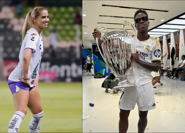 ¿Vinícius Jr lanza un 'guiño' a Nailea Vidrio durante los festejos por el título de la UCL?