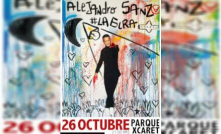 Concierto de Alejandro Sanz en el Gran Tlachco de Parque Xcaret